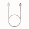 KABEL USB-C / USB-C Greencell PowerStream 200cm PD 100W biały w oplocie